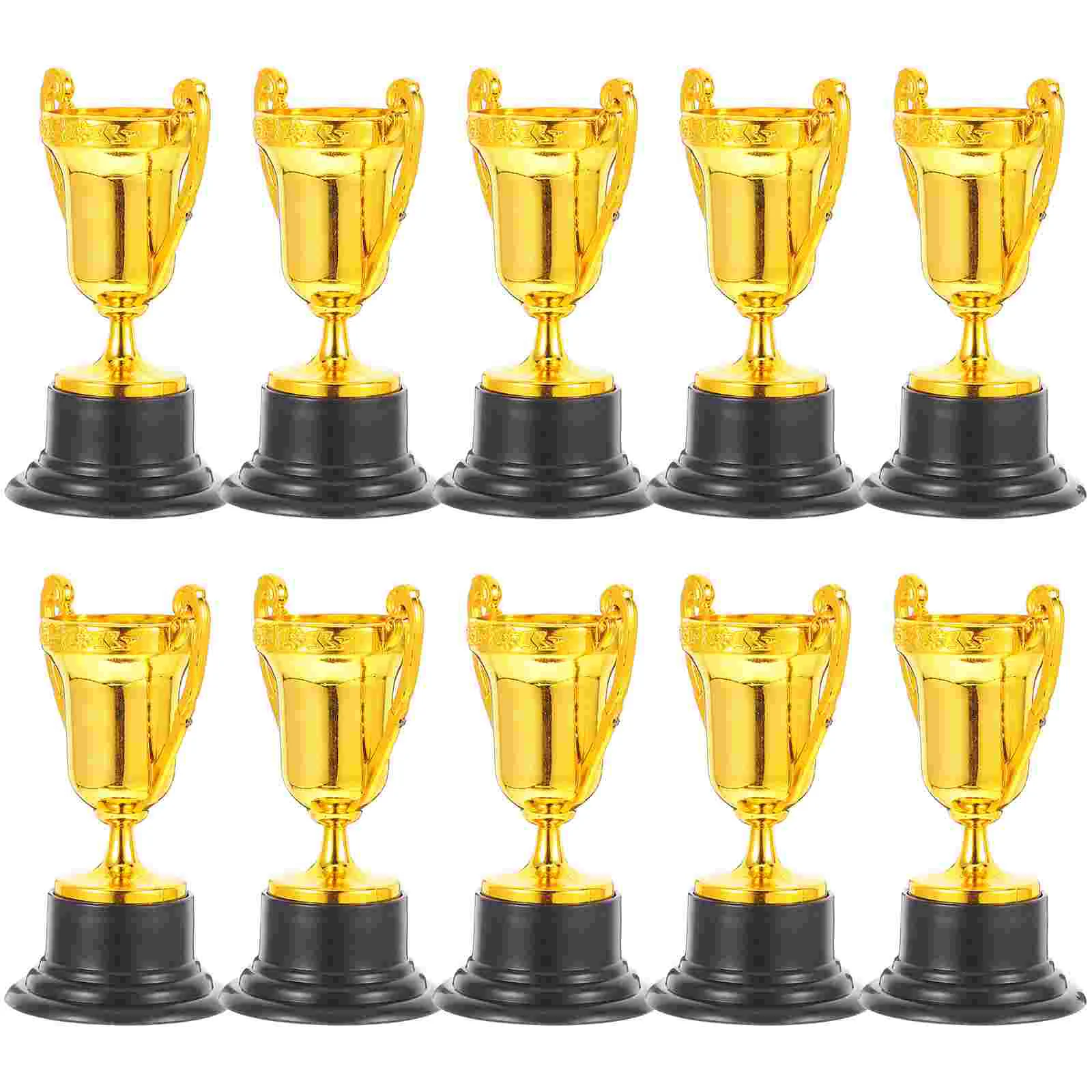 

10 Pcs Metal Children's Trophy Kids Soccer Prizes for Adults Plastic Reward Toy