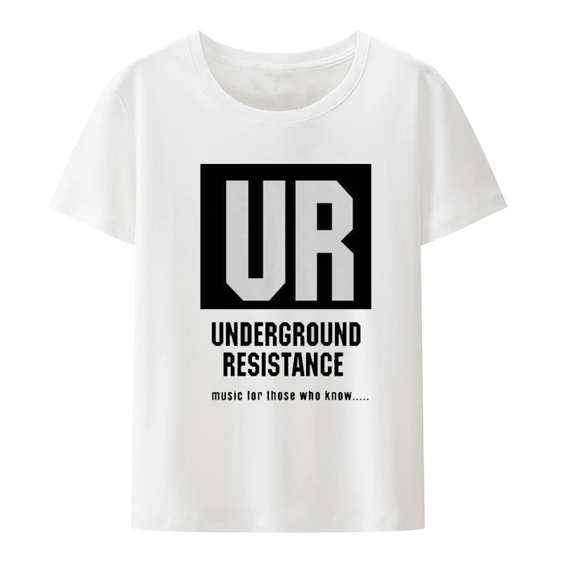 Underground Resistance,Detroit Techno,Pioneers,Jeff Mills,Robert Hood,Acid House T-Shirt Short Sleeve Top Tee