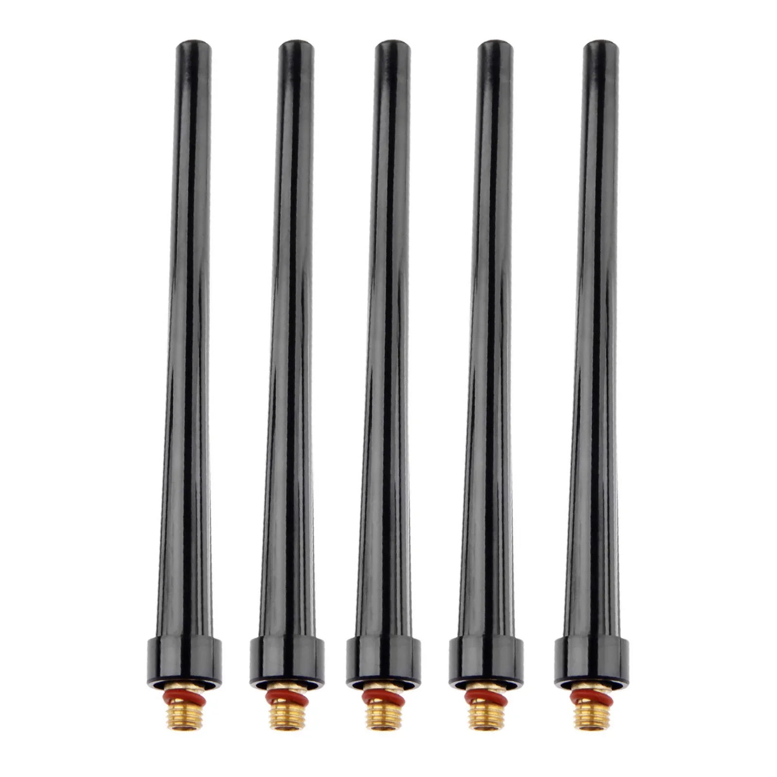 5pcs/set Welding Back Cap (Long) 41V24 Matching Tig Welding Torch WP-9 WP-20 WP-25 TIG Cutting Consumable Fittings Accessories