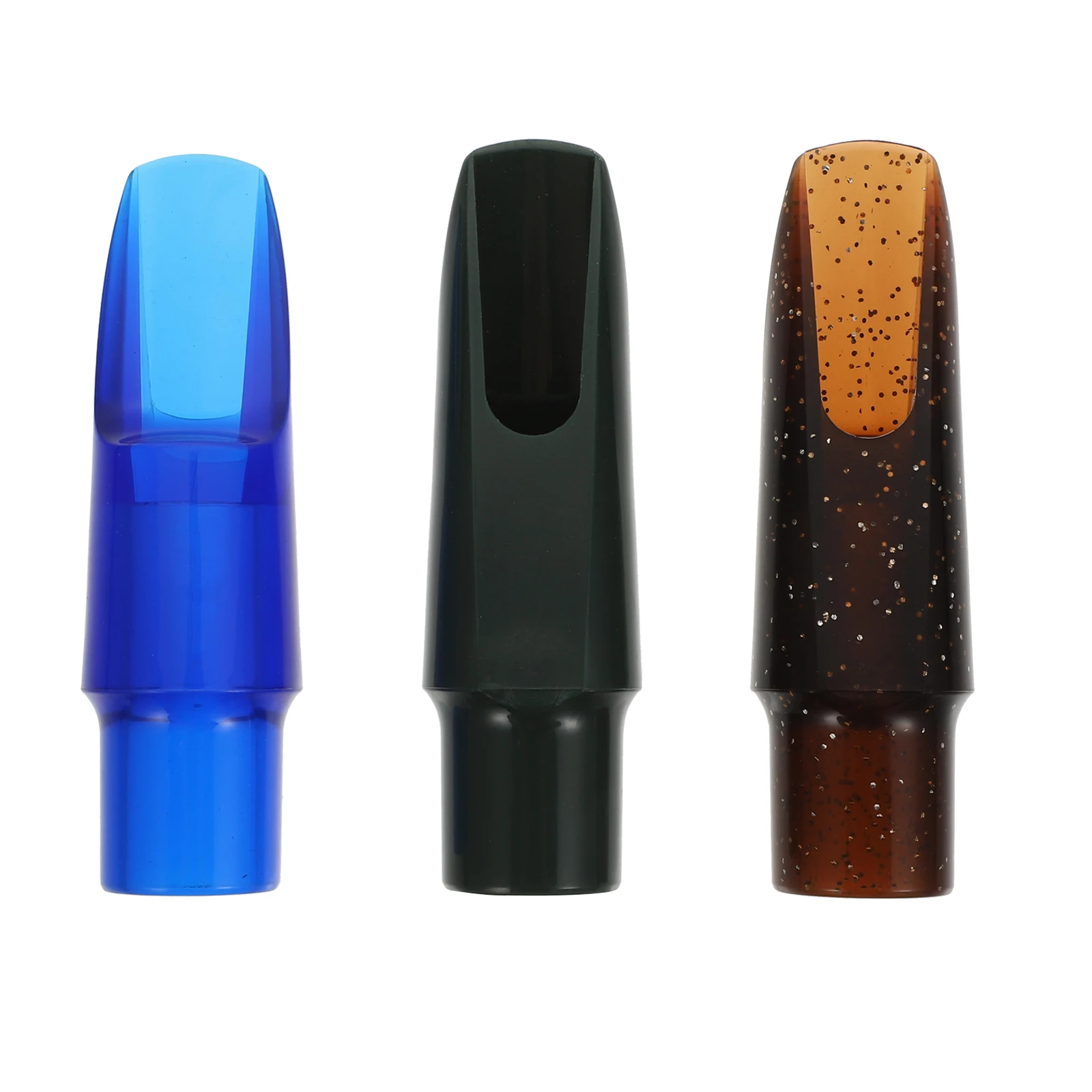 

3 Pcs Saxophone Mouthpiece Alto Accessory Tenor Color Saxophones Mouthpieces Kit Food Grade Plastic Accessories
