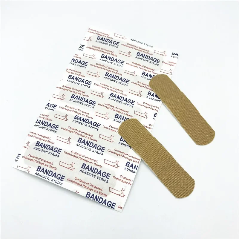 Imagem -03 - Super Respirável Elástico Ferida Adesivo Gesso Bandaid Remendo da Pele Casa Viagens Acampamento ao ar Livre Kit de Emergência 50 Pcs