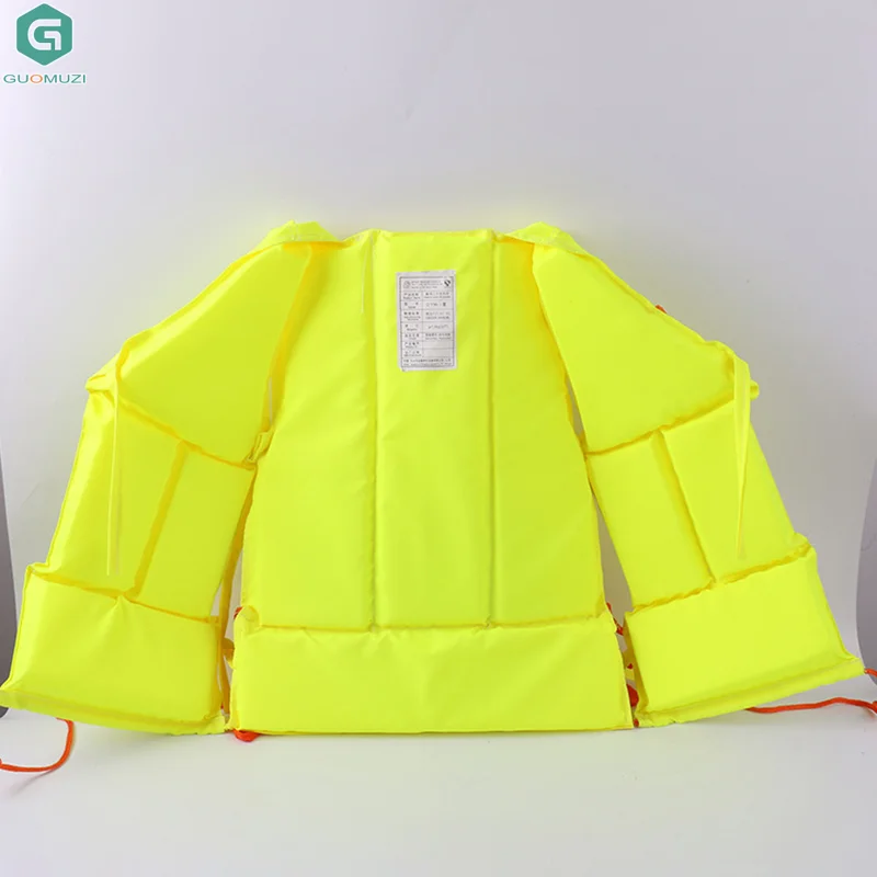 سترة نجاة بوليستر للتحكم في الفيضانات في حالات الطوارئ، سترة طفو عالية باللون الأخضر الفلوريسنت، سترة نجاة للعمل البحري، سترة نجاة للبالغين