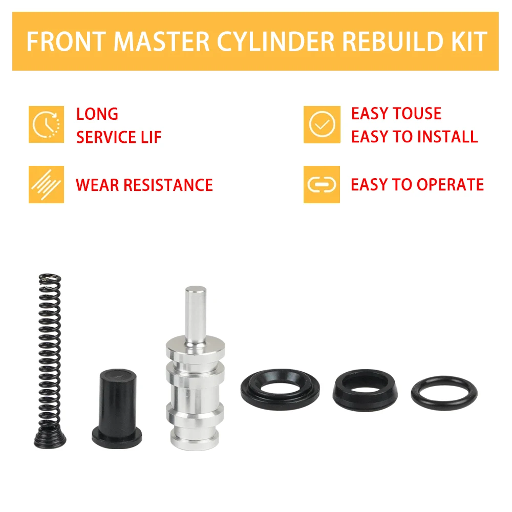 ハーレーデュアルディスクモデル 1996-2017 交換用 45072-96 フロントマスターシリンダーリビルドキット