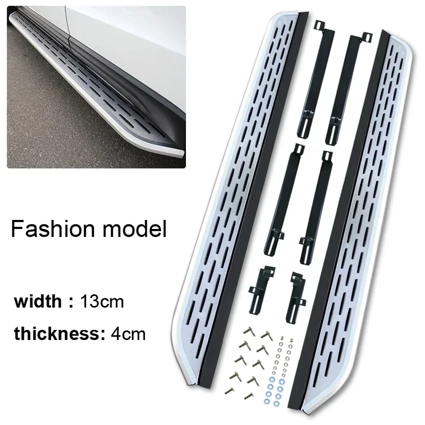 وصل حديثًا خطوة جانبية لدواسة القدم لسيارة هيونداي توكسون 2021 2022 2023، محتوى معدني 98%، قوي ومتين، تحميل 250 كجم