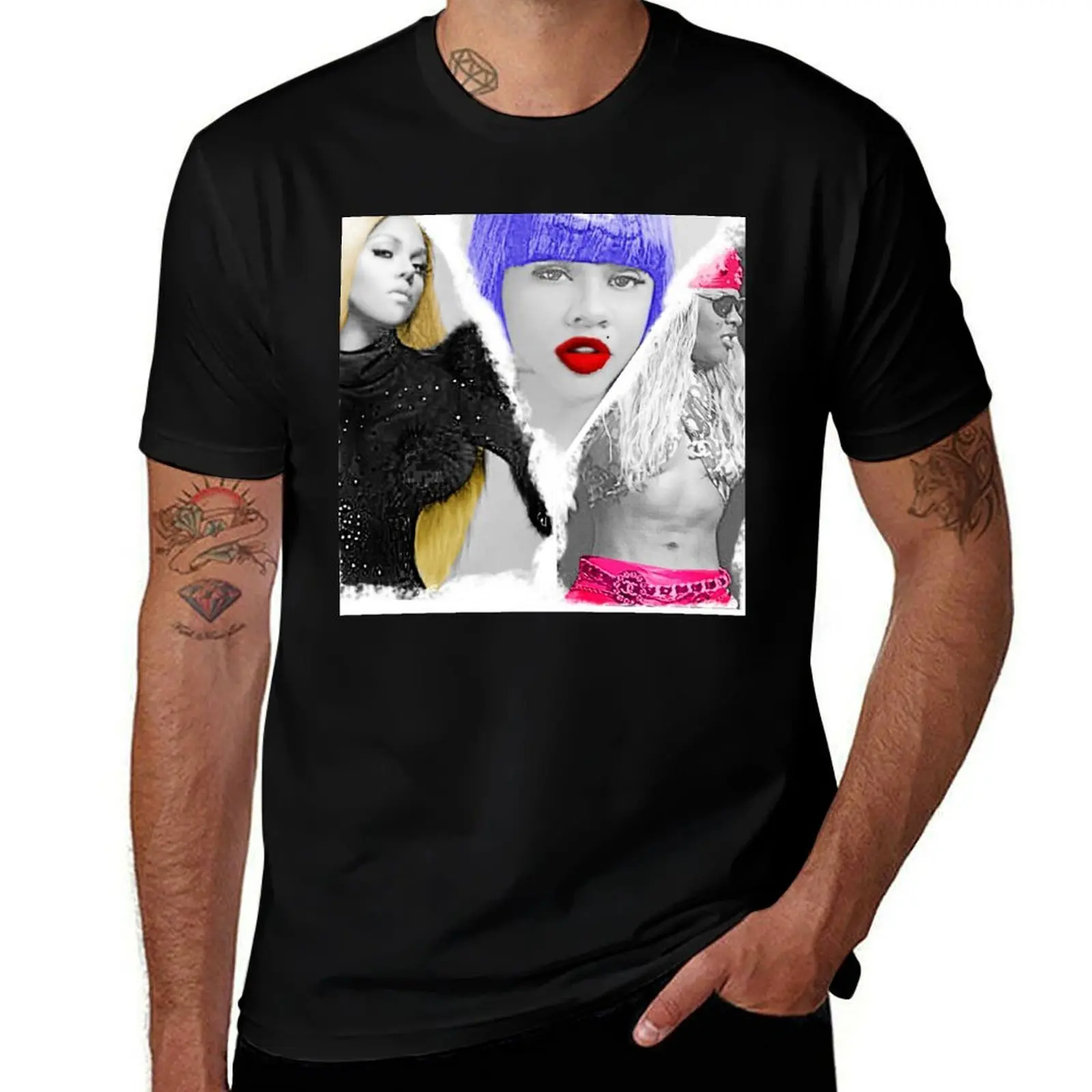 

Lil' Kim T-Shirt Large Size Basic Casual T-Shirt