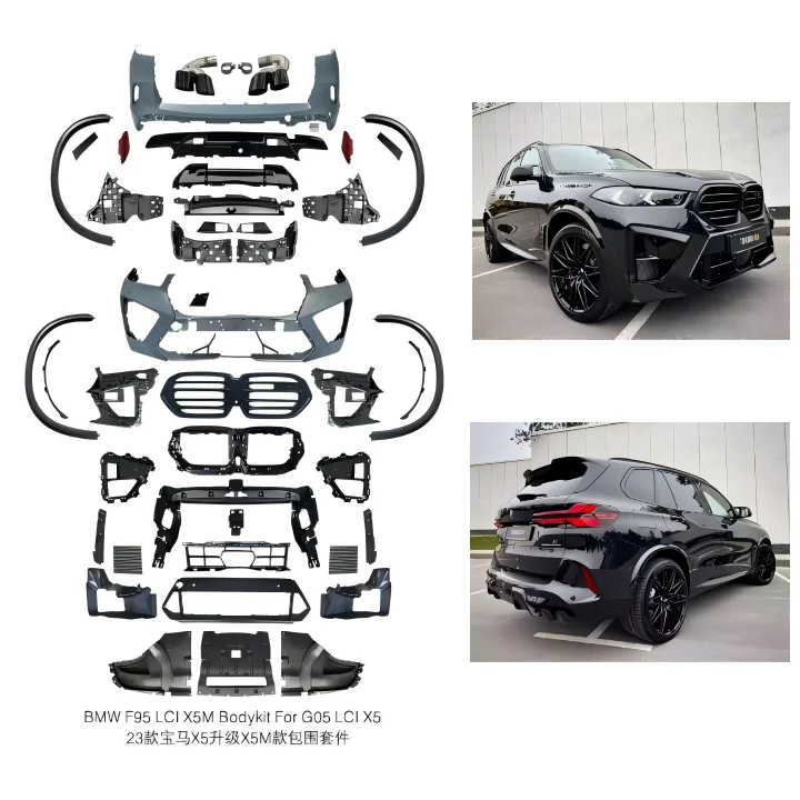 New Body Package Kit for 2023 for X5 (G05) to X5M Upgrade Includes Front/Rear Bumpers & Bolts Bolt-On Installation