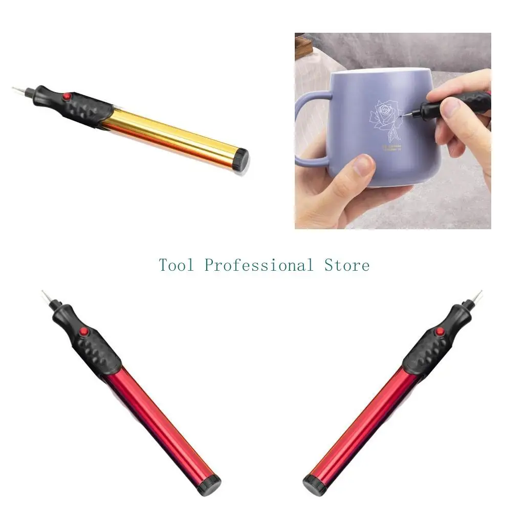 

57QF Lightweight Mini Engraving Pen For Creative Projects Home Or School With Easy To Hold Design And Reliable Performances