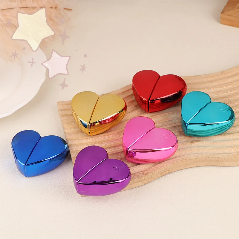 25ML Heart Shaped Perfume Bottle Travel Spray Glass Empty Refillable Bottle Perfume Mist Atomizer Portable Cosmetics Container