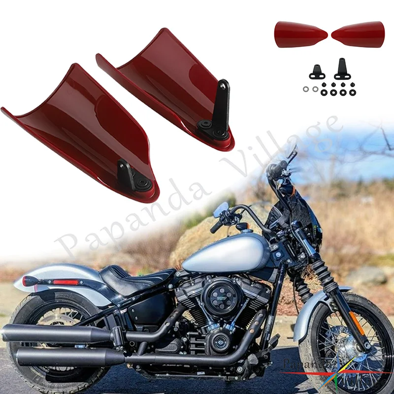 

Мотоциклетная защита для рук, ветрозащитная защита для Harley Softail Street Bob FXBB FXBBS 2018-2024, универсальное защитное снаряжение