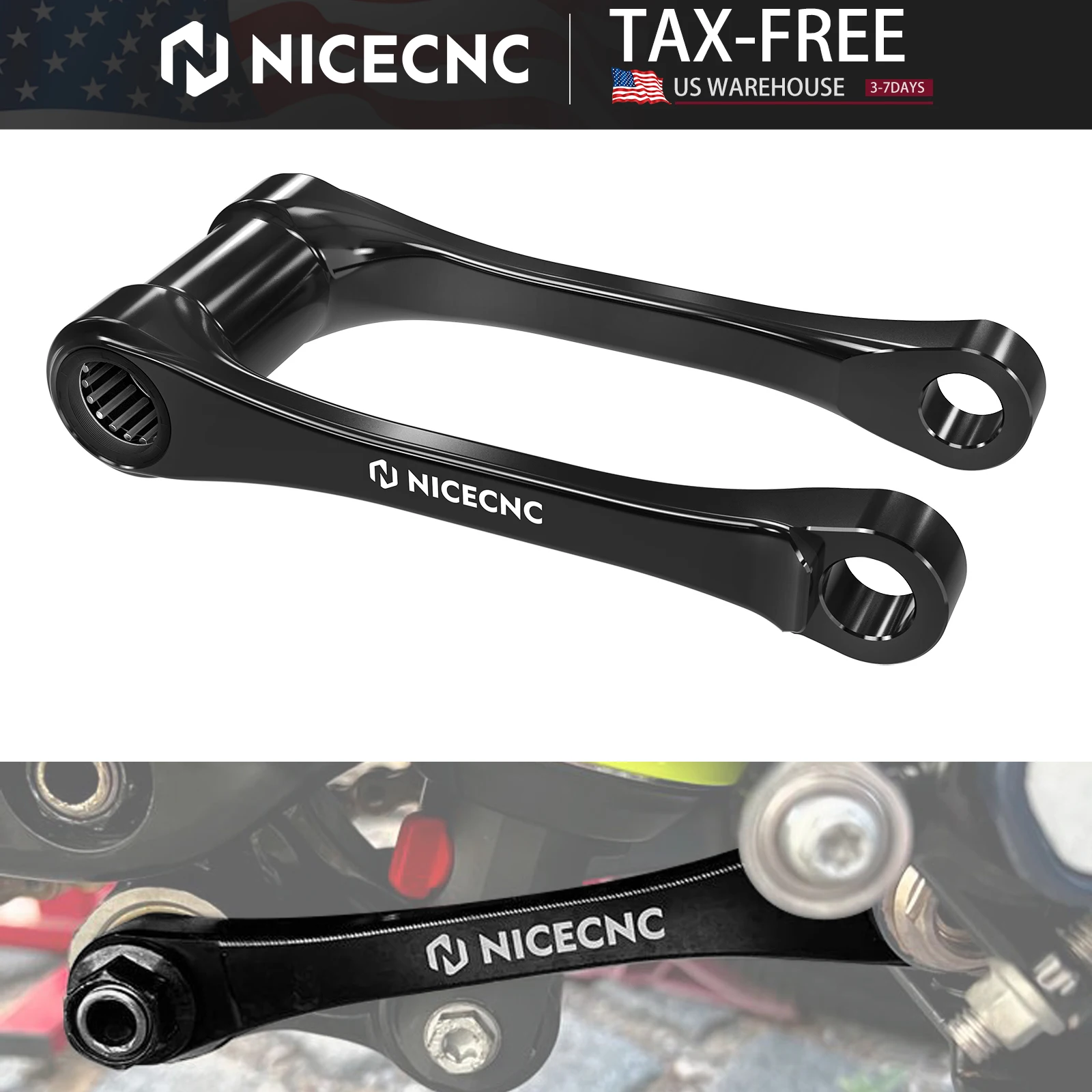 Para KTM SXF 450 SXF 350 SX 125 SX 250 2023 2024 enlace de descenso de suspensión trasera 1 "para Husqvarna TE 300 TE 250 GasGas EC 300 EC250