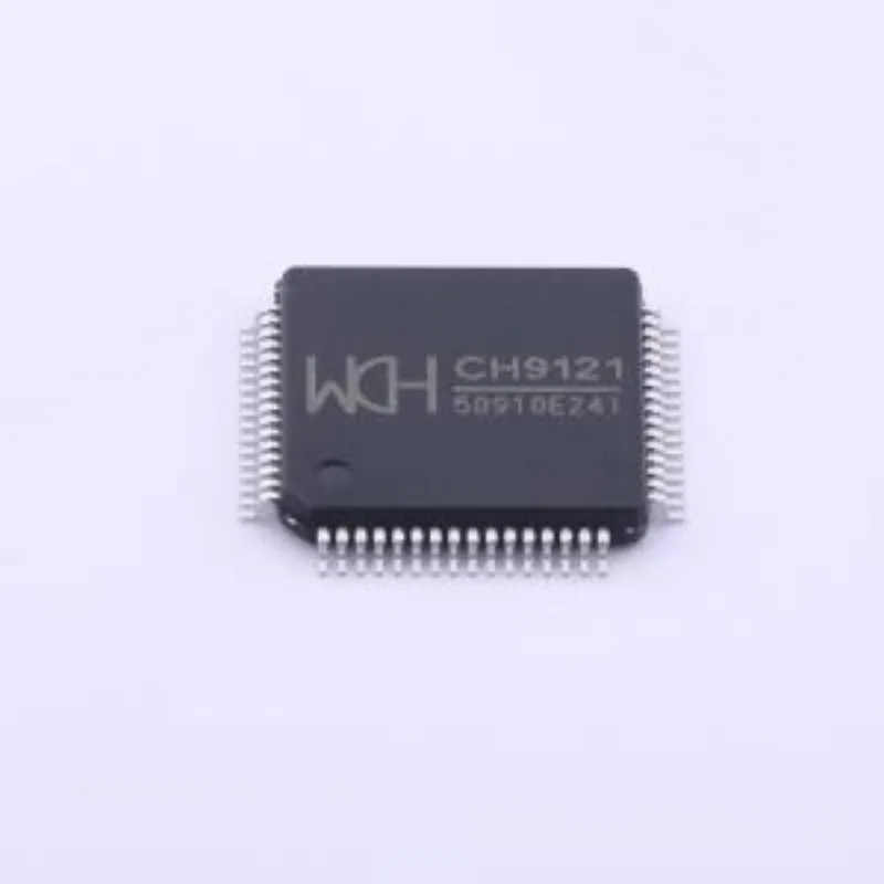 (5/10pcs) CH9121 LQFP-64M(10x10) 100% Original In Stock CH9121 10/100M MAC (PHY) IEEE802.3 TCP/IP CH9121A