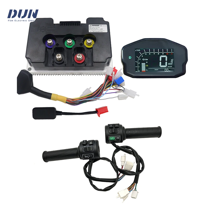 

Nanjing Fardriver ND72680 48V-72V Hall DC 350A Phase 680A BLDC Motor Controller with DKD Display and T08 Throttle Kits