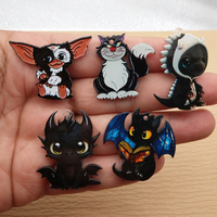 10pcs Acrylic Cartoon Charm Jewelry Accessories Necklace Bracelet Earring Pendant Keychain Charms Diy Making Craft Supplies