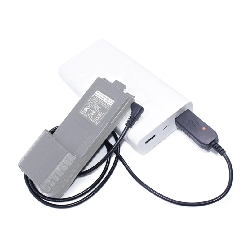 Walkie Talkie-Desktop USB Charging Cable Stand Brackets Compatible for BF-UV82 UV8D Two Way Radio Portable Charger-Base