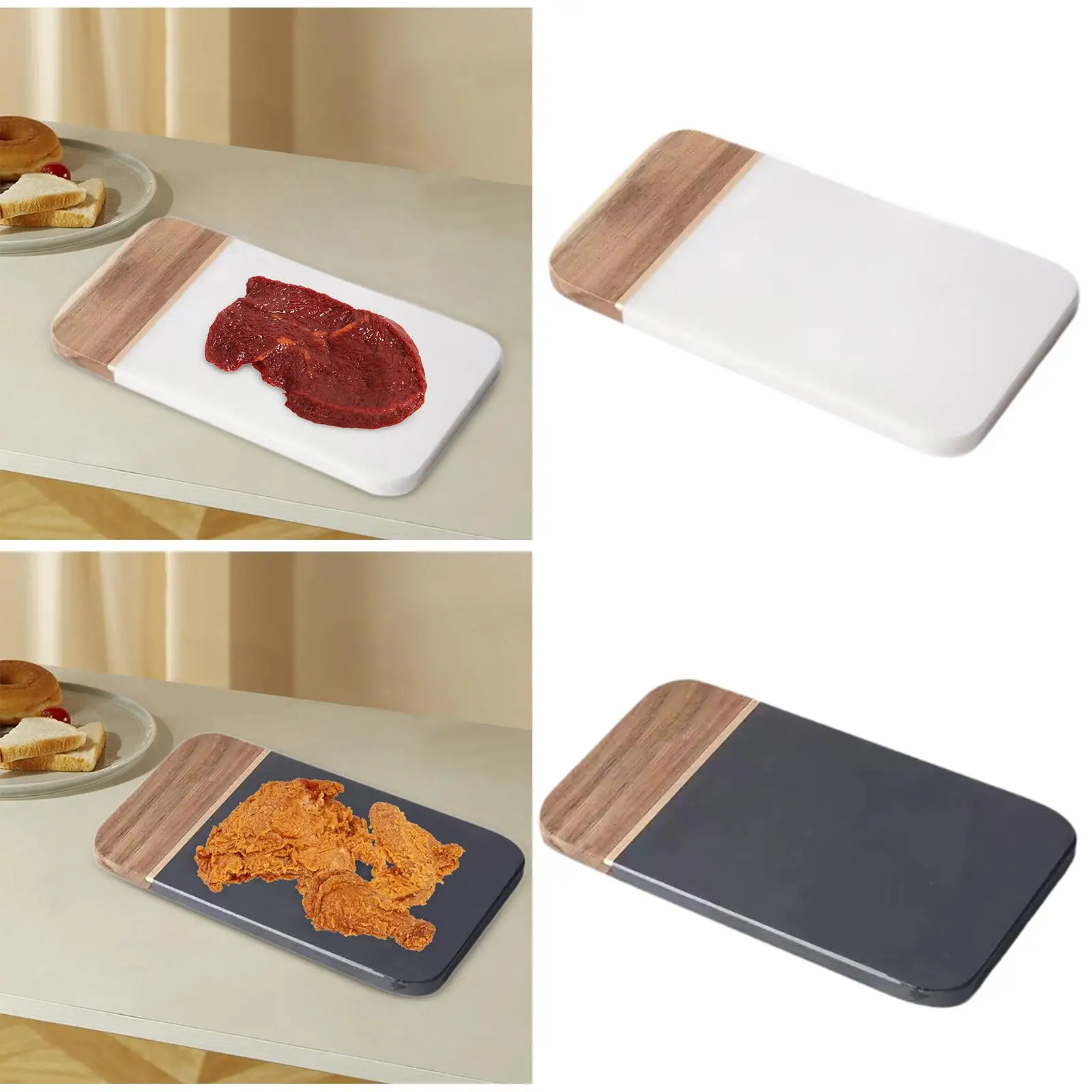 

Food Serving Tray Tableware Portable Home Decoration Easy to Clean Cheese Plate for Bakery Restaurant Countertop Farmhouse Cafe