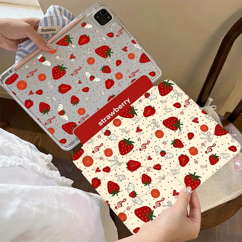 Shockproof 3+Y Fold Tablet Cover For iPad A16 2025 11th Air11/13 IPad Mini6 8.3 Air3 10.5 Pro11 iPad 10.2 7/8/9 4/5th 10.9 10th