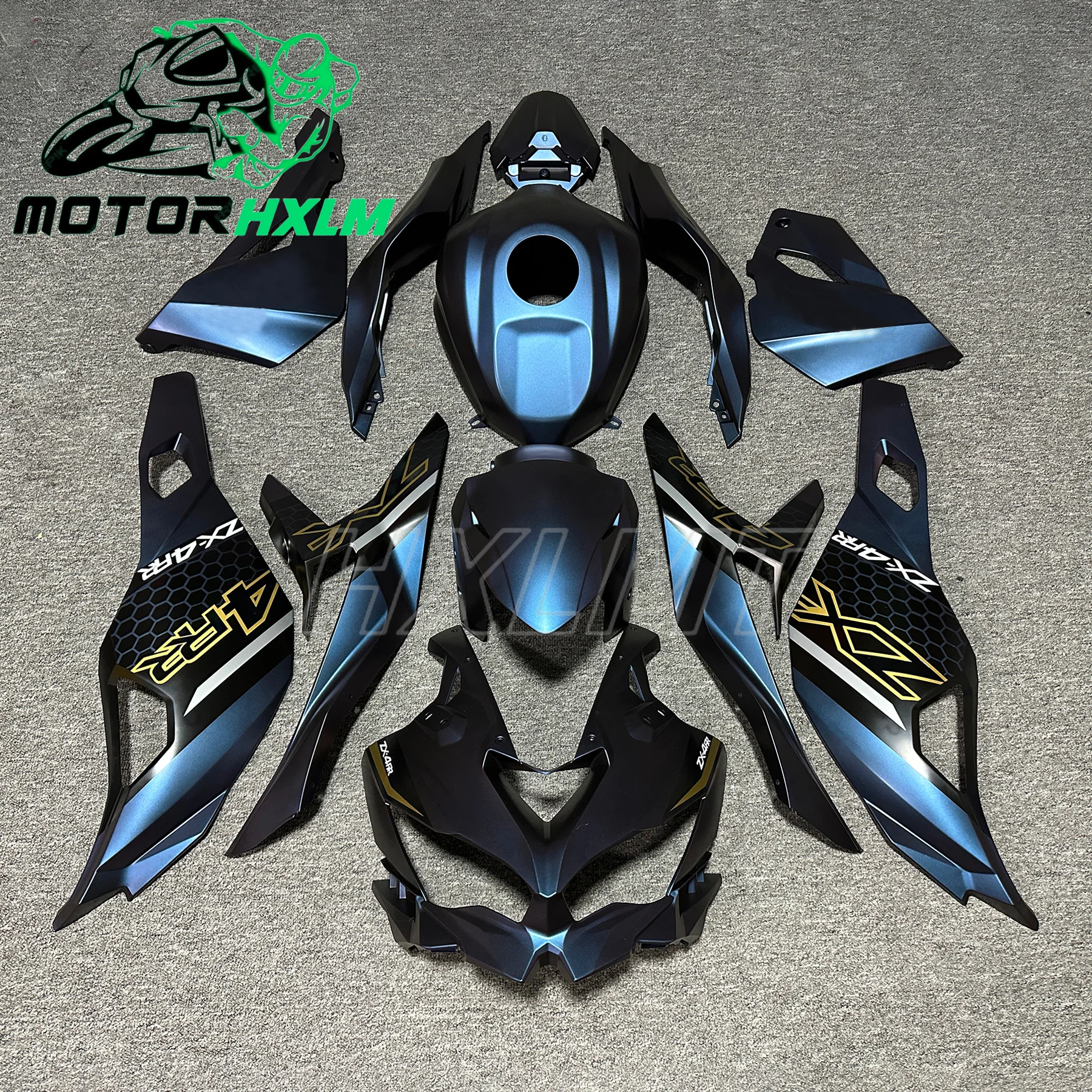 

ABS Plastic Fairings Carbon Painted look Injection Molded Motorcycle Fairing Kit for Kawasaki ZX 25R 23 24 25 2023 2024 2025