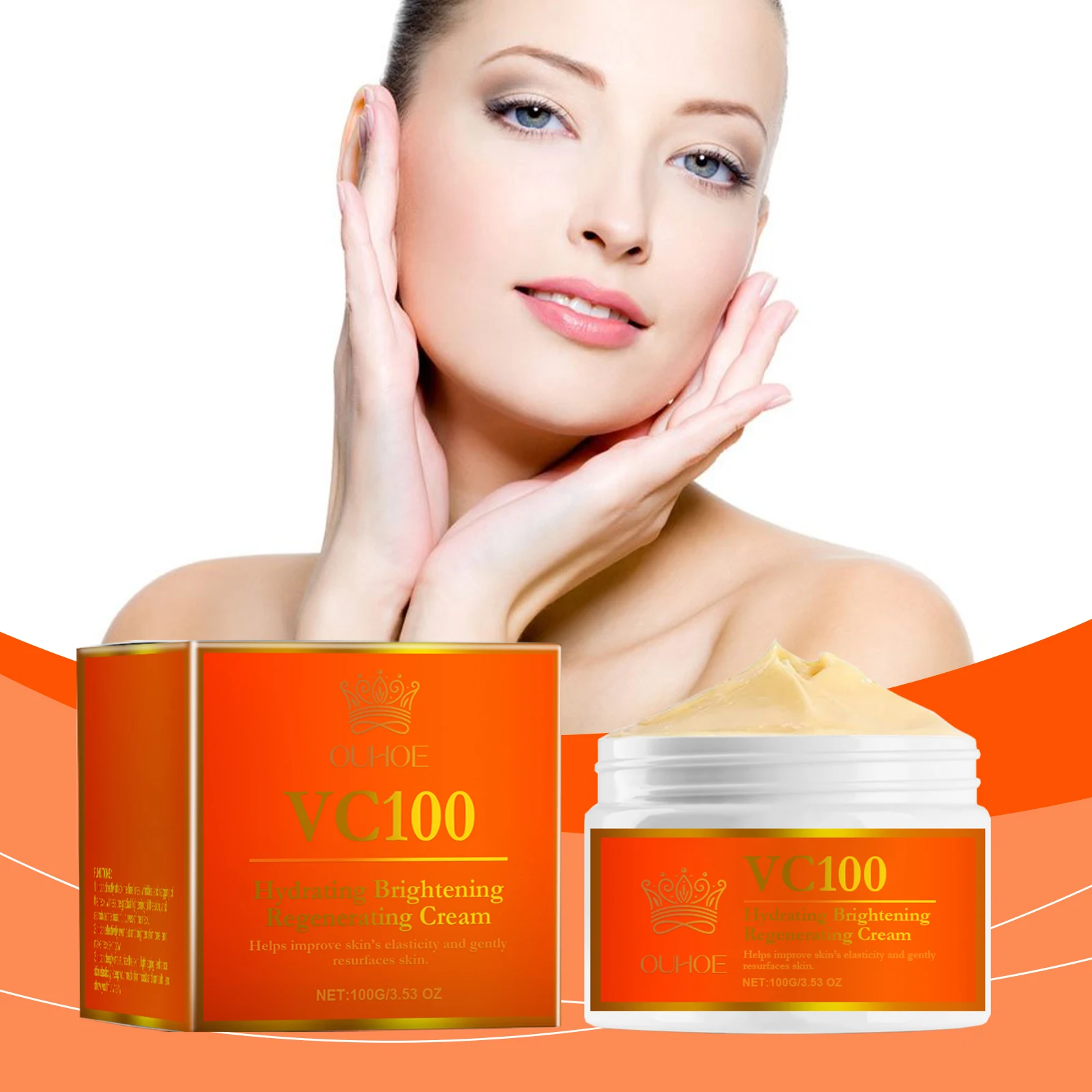 Firming and moisturizing face cream, moisturizing and moisturizing face cream, tightening facial skin, nourishing and improving