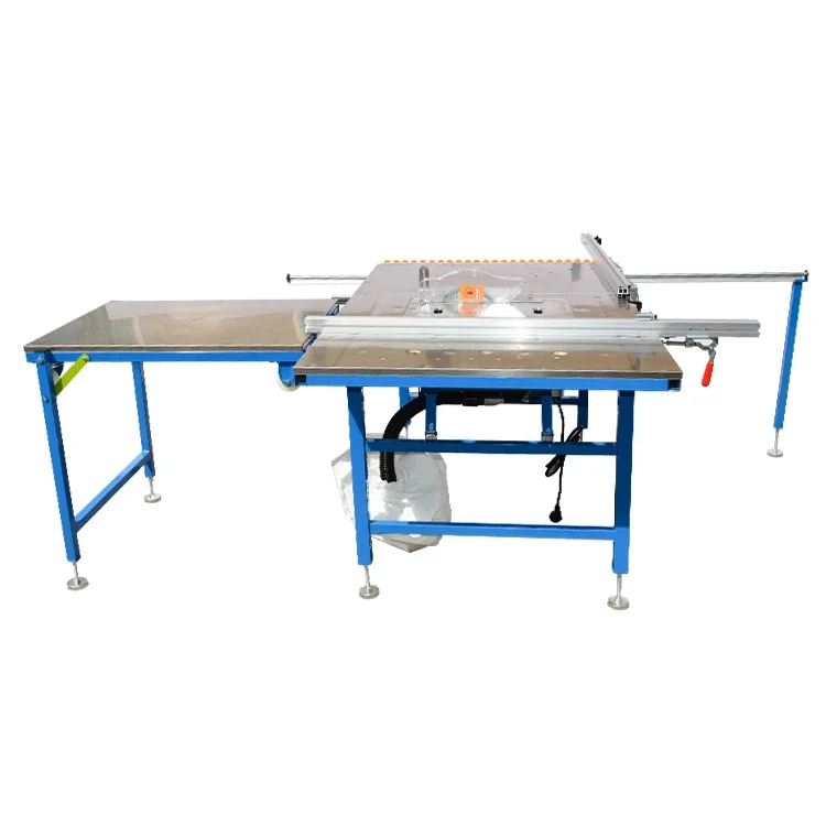 2020 new style two blade table saw miter sliding aluminum wooden cutting machine table saw