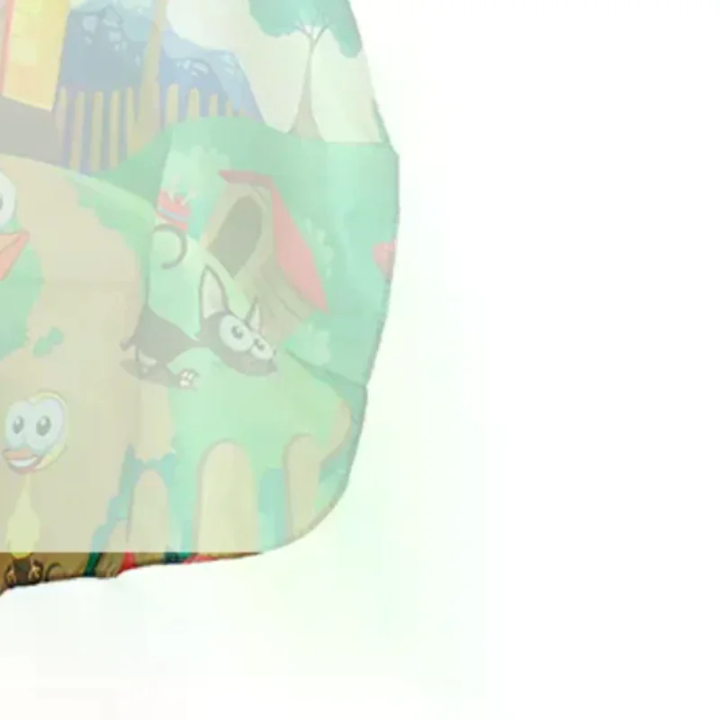 Capa de peluquería infantil con patrón de dibujos animados para corte y peinado, para salón, barbería y uso doméstico