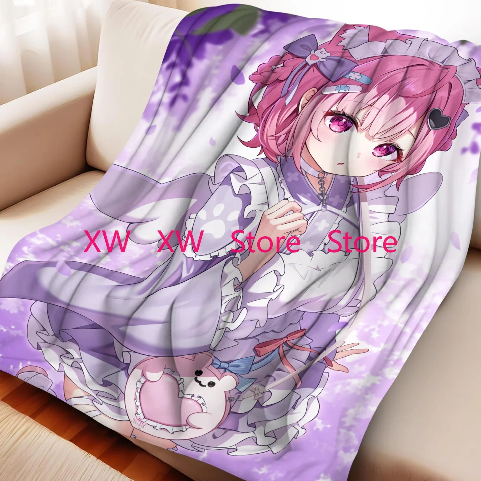 

Cute Virtual Youtube Blanket Quick Drying Beach Towels Oversized Printing Absorbent Pool Towel Blanket
