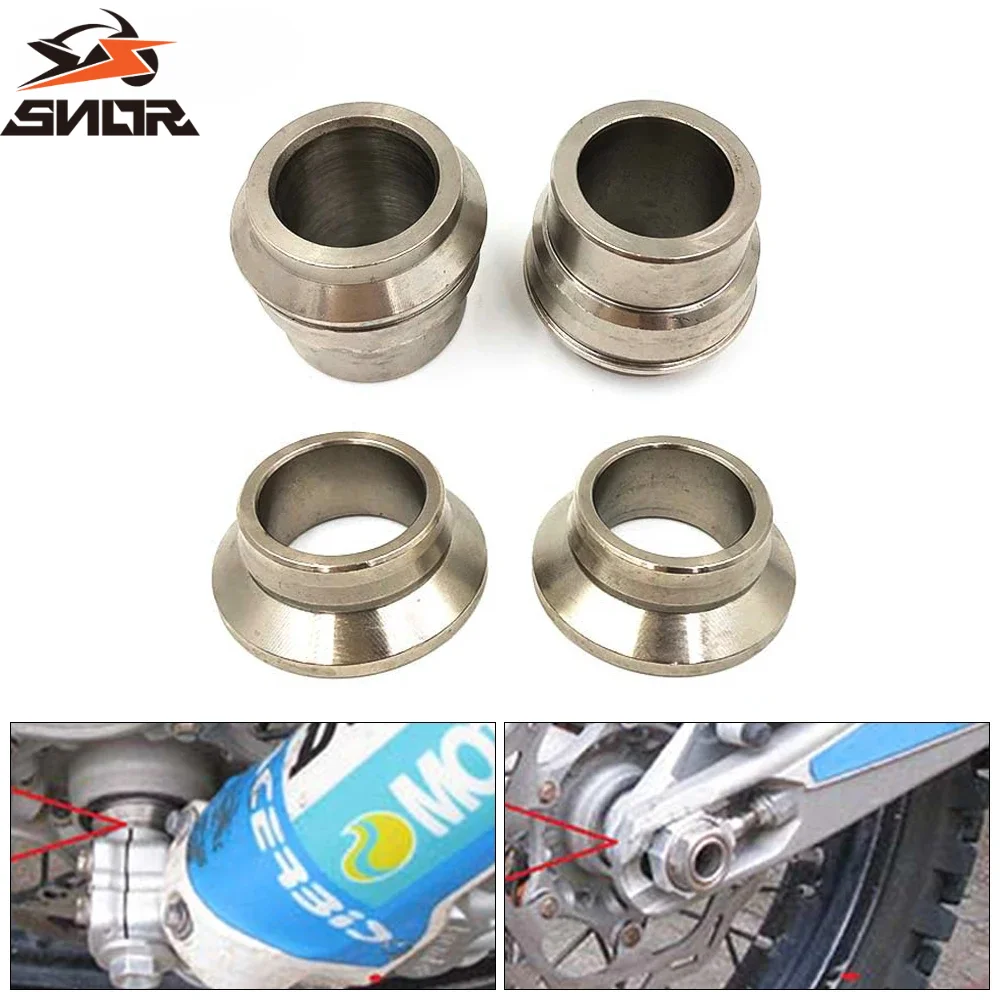 Motorcycle Front Rear Axle Bushing Kit Wheel Spacer Hub Collars Shaft Sleeve For KTM SXF XCF HUSQVARNA FX TC GASGAS EC 2013-2023