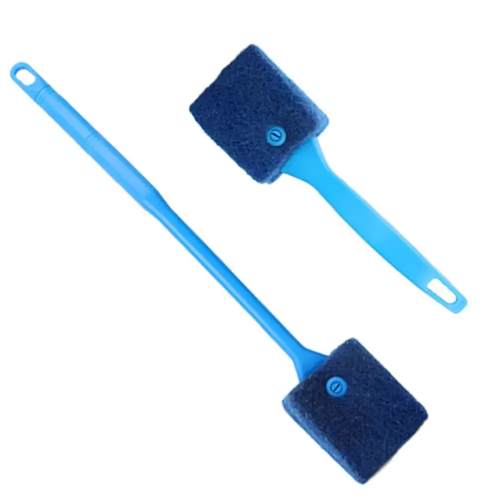 Brosses de nettoyage d'aquarium en verre acrylique, outils de nettoyage des algues, grattoir à algues Double face, éponge, accessoires d'aquarium