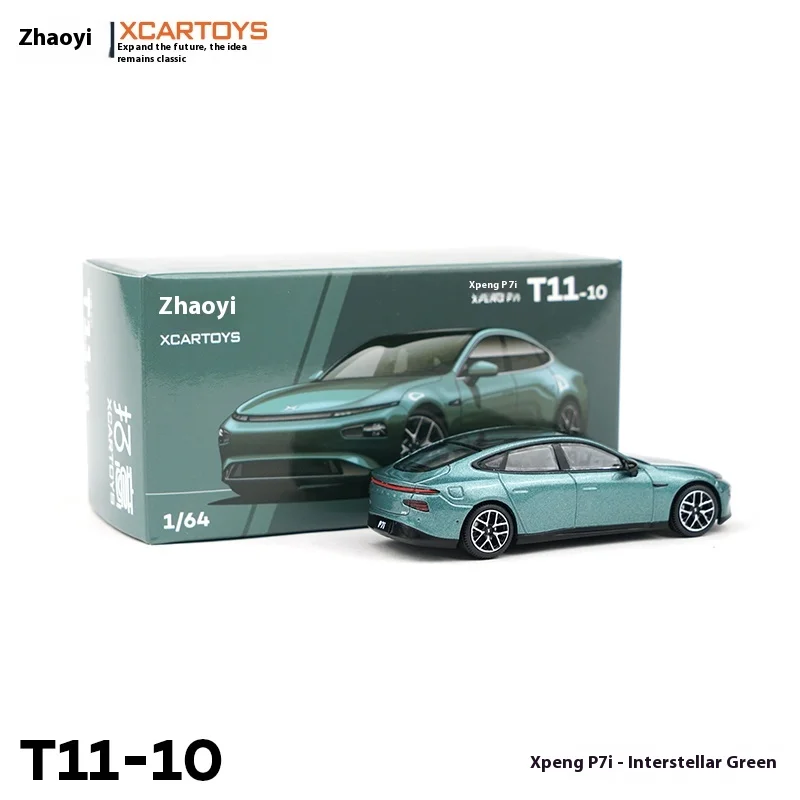 

Xcartoys 1:64 Scale Diecast Model Car Xpeng P7i Interstellar Green Collectible Toy Souvenir for Hobbyists