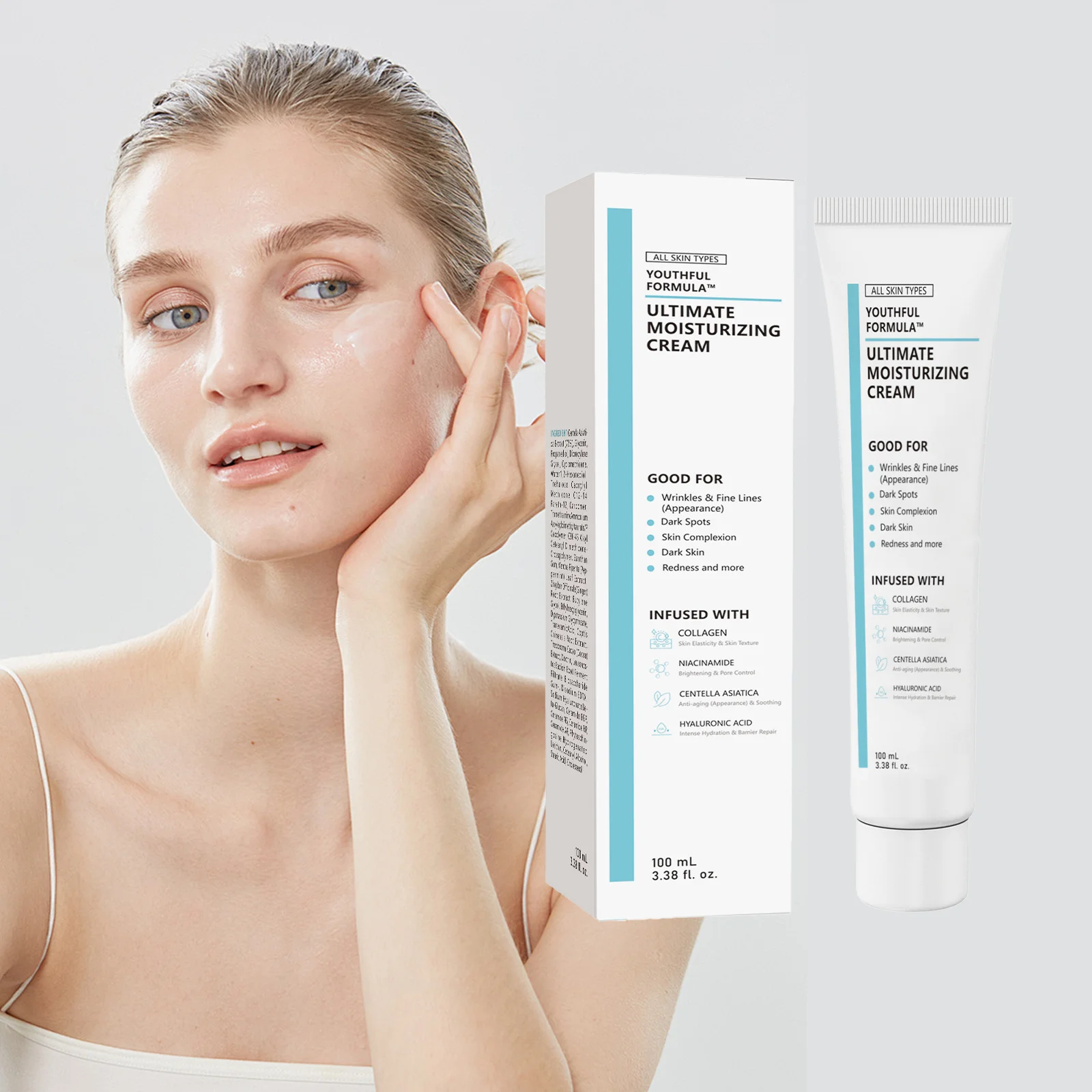 Crema facial definitiva, hidratante, nutritiva, fórmula juvenil, cremas para reducir los poros, aceite de limpieza, cosméticos para el cuidado de la piel sensible