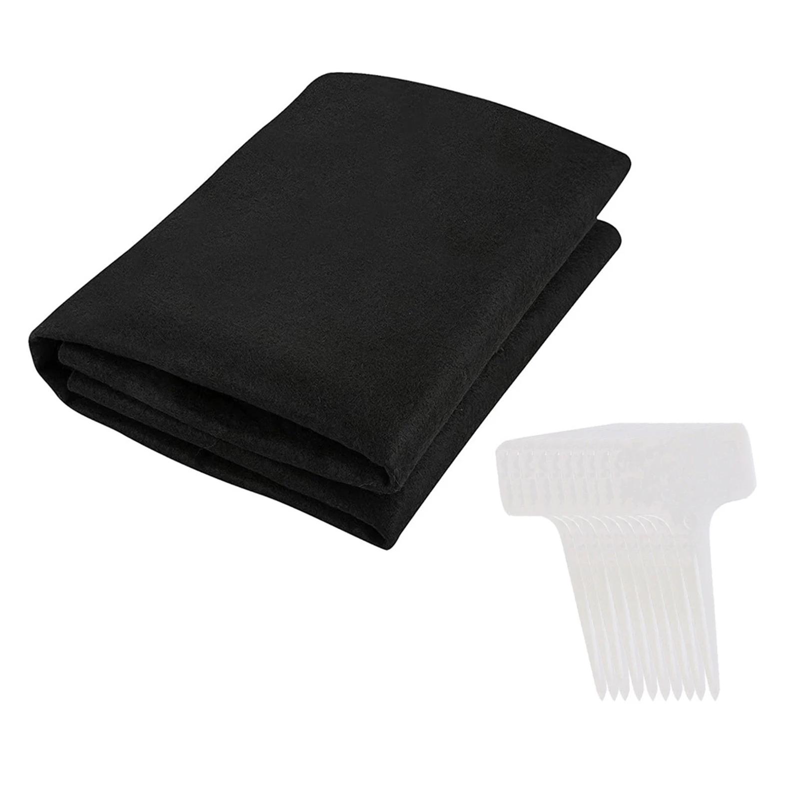 

11 шт., устойчивый к УФ-излучению флис сорняков для сада, водопроницаемый дренажный флис для сада