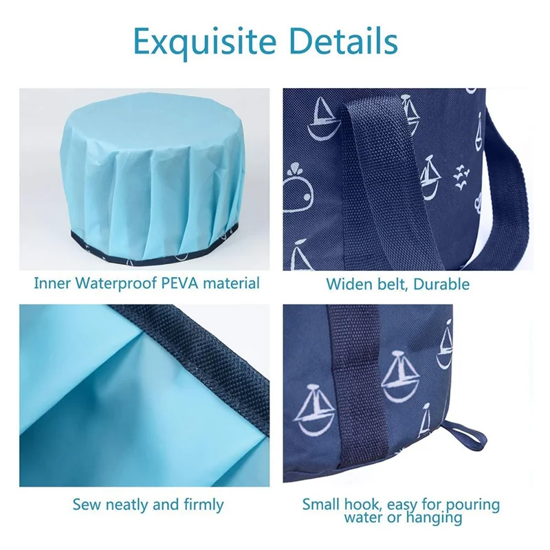 

A88E-Portable Travel Foot Bath Tub Portable Travel Foot Soak Spa Basin Feet Home Pedicure Basin For Camping Washing