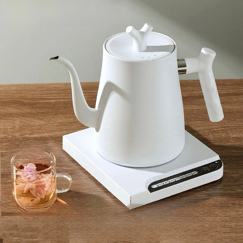 Slender mouth electric pot 304 stainless steel hand-brewed pot, intelligent temperature-controlled constant temperature pot