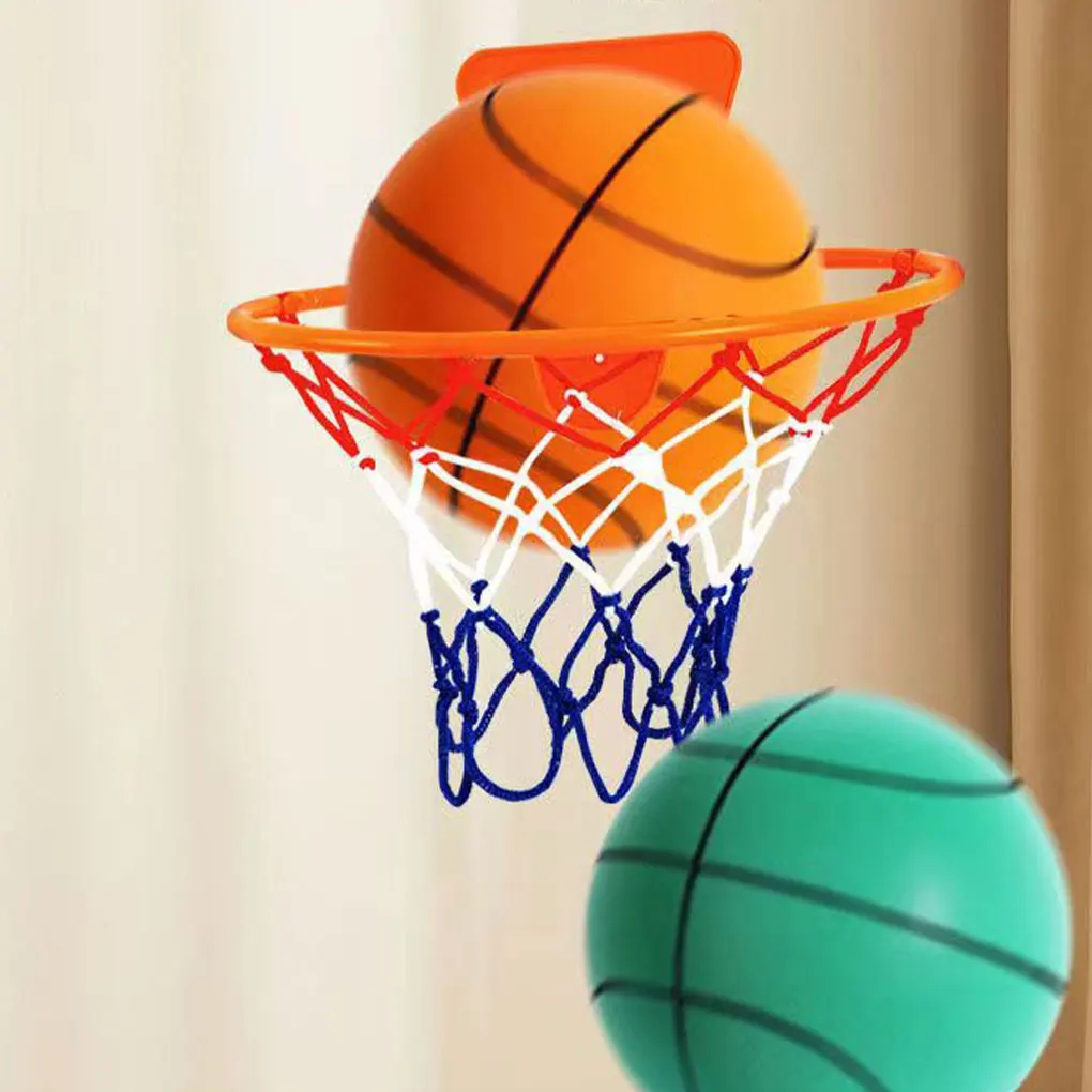 Wear-Resistant Basketball Hoop Punch-Free Installation Silent Ball No Trace Sticking Basket Ball Net