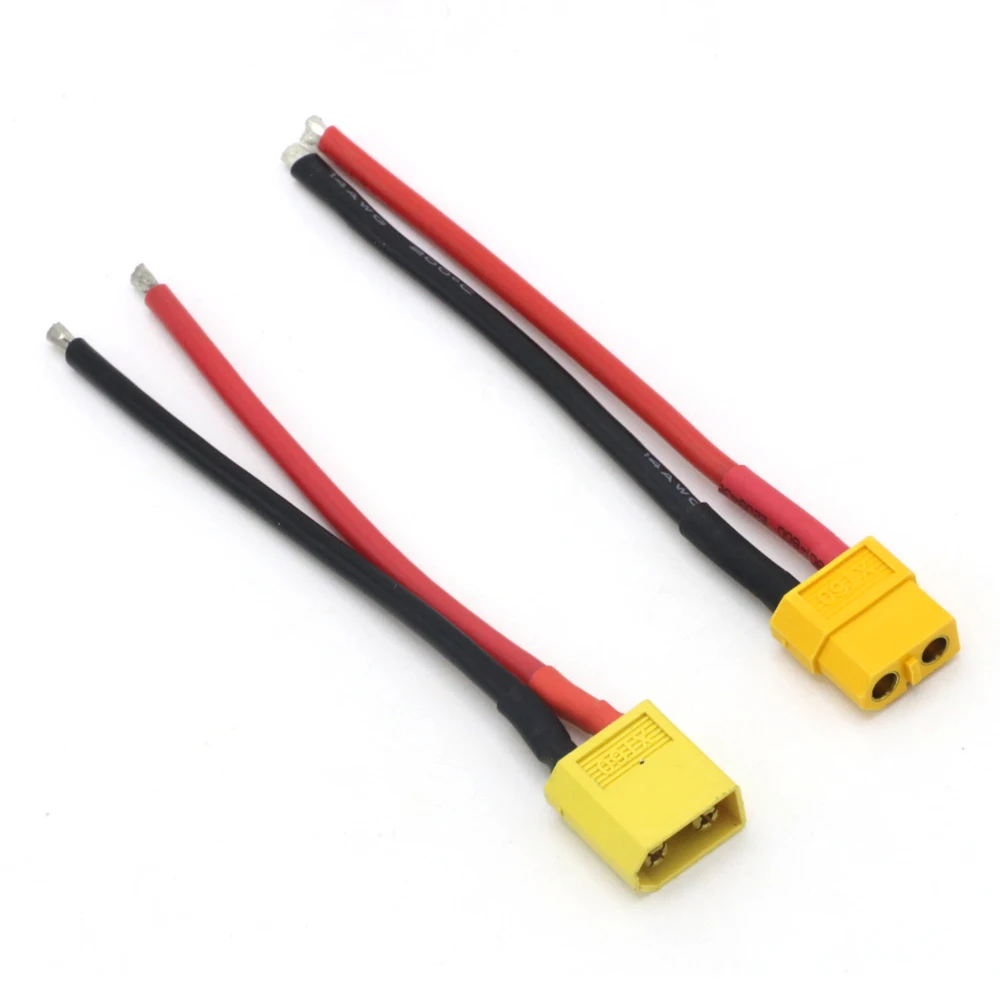 Commercio all\'ingrosso XT60 XT30 XT90 MPX T Plug connettore maschio/femmina cavo esteso 10cm 14AWG/ 18AWG filo di Silicone RC accessori fai da te