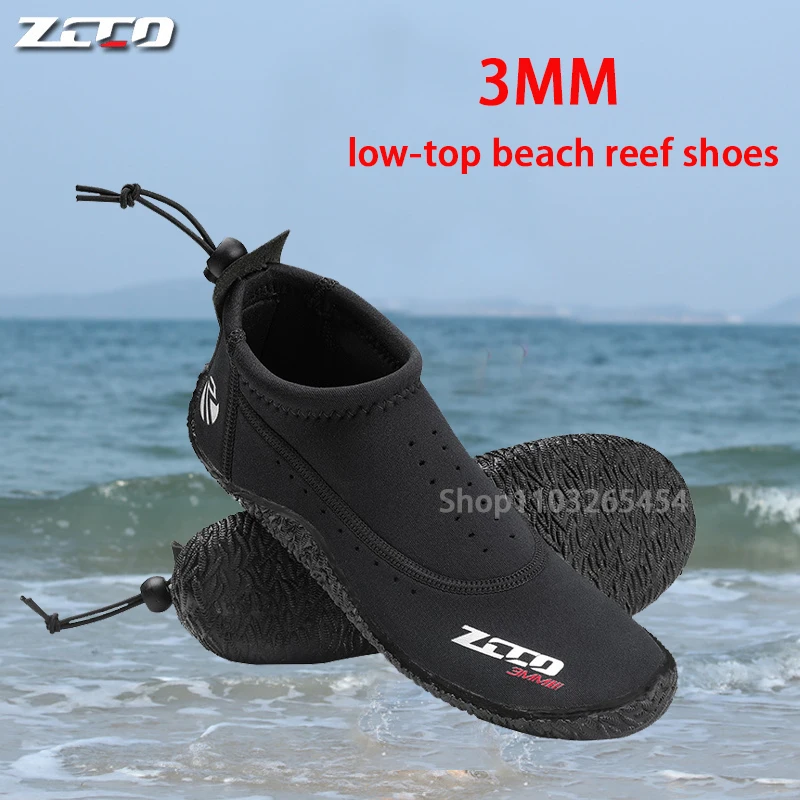 

Новые неопреновые короткие ботинки для дайвинга 3 мм, обувь для подводного плавания и подводного плавания, противоскользящие ботинки для пляжного серфинга, обувь для подводного плавания