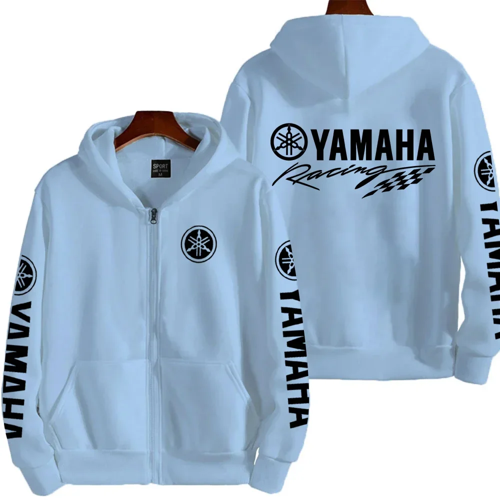 Moletom com Zíper YAMAHA Logo para Equipe de Corrida de Motocicletas Masculino, Nova Moda 2026, Blusão Feminino, Jaqueta Esportiva para Casal Primaver