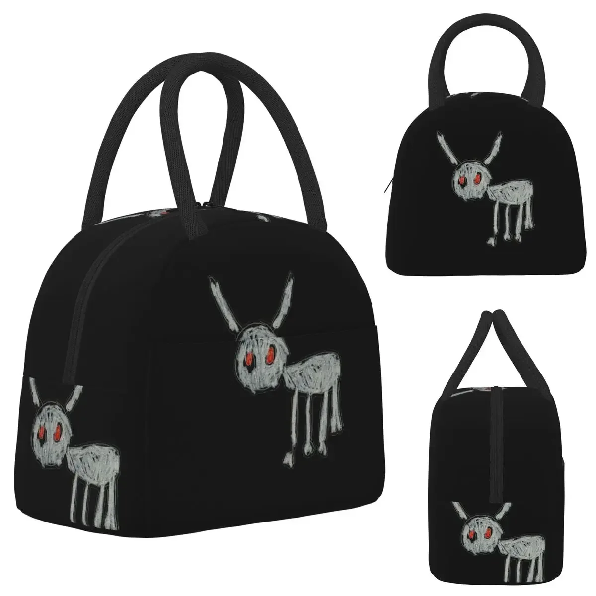Drake Rapper Insulated Lunch Bag for Women Office Cooler Thermal Food Box Tote Portable Lunch Boxes Container