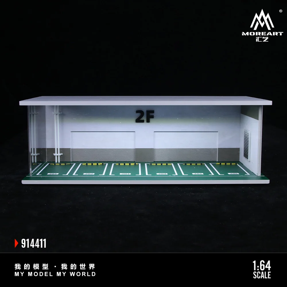 * Précommande * plus d'art 1:64 mur de graffiti artistique, modèle de scène d'assemblage d'éclairage de Parking 2F/café, Diorama pour affichage et Collection