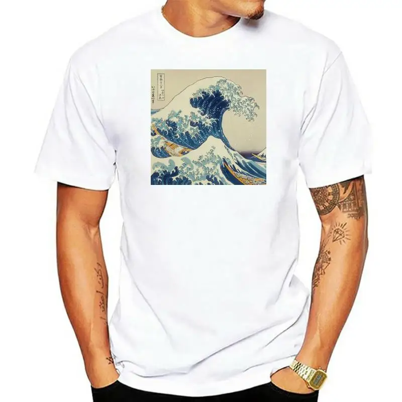 Kanagawa Japanese The Great Wave Short Sleeve Shirts For Men Size Cool Casual pride t shirt men Unisex New Fashion tshirt