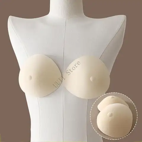 1Pc/2Pcs Realistic Breast Form Breathable Fake Breast for Transgender,Mastectomy