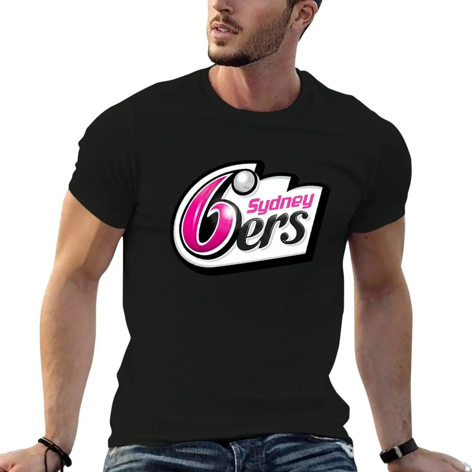 

cotton pack man shirts Classic shirts Sydney T-Shirt white for Essential for man t pack sixers t