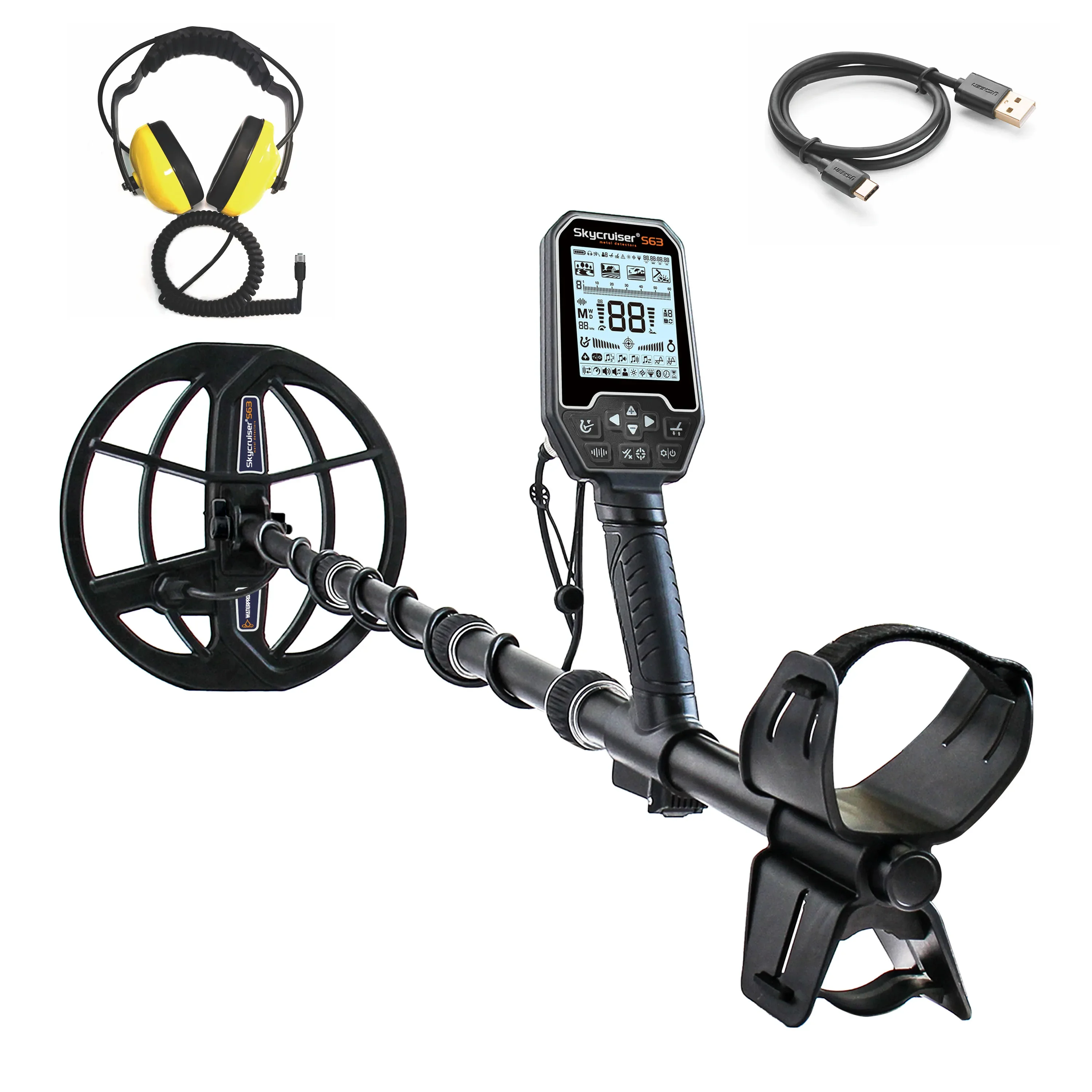 

New gold detector S63 Tianxun multi frequency metal detector 3 meter best treasure hunt professional fully waterproof long range