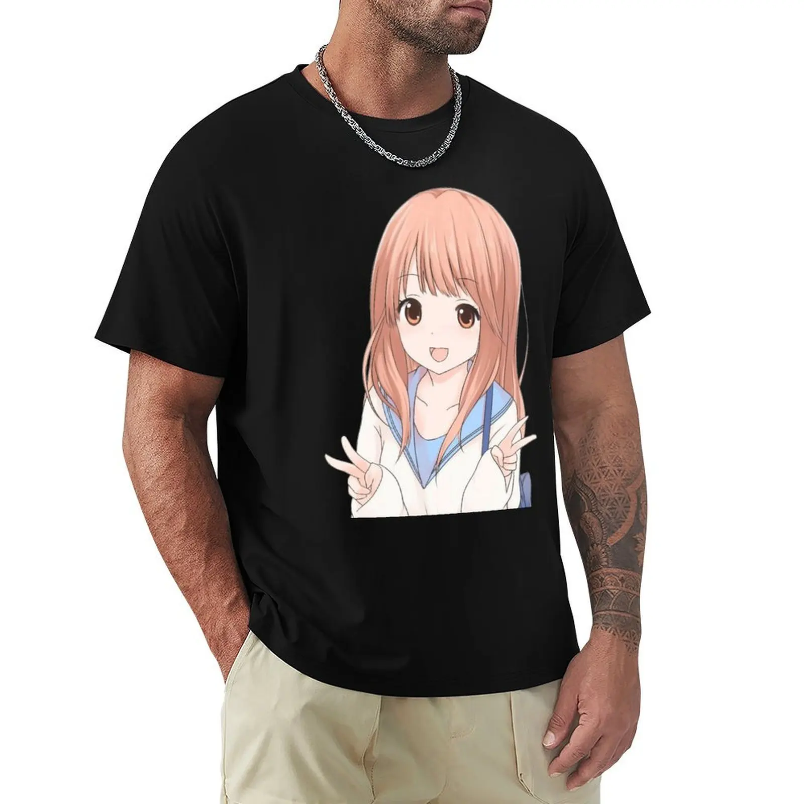 Rinko Yamato Peace Design T-Shirt Plus Size Non-Shrink T-Shirt