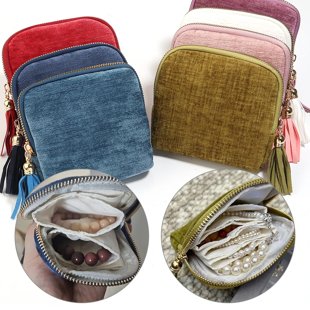 Bolsa de veludo requintada par - Travel Accessories Jewelry avaliação e preço