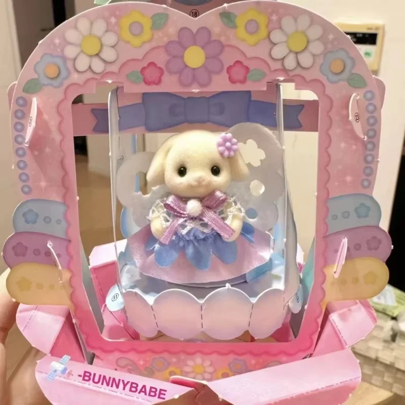 

Original Anime Sylvanian Families Rabbit Limited Magazine Set Rabbit Figures Cute Decoration Christmas Gift Toys Birthday Gift