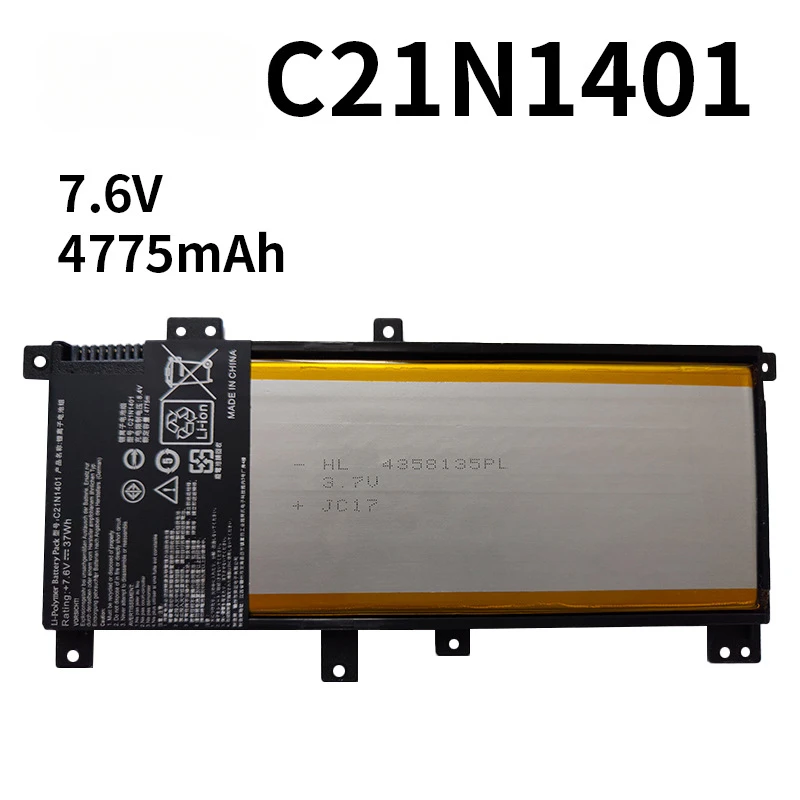 

Подходит для ASUS C21N1401 Y483L F455L X454L R455L W419L аккумулятор для ноутбука LLD