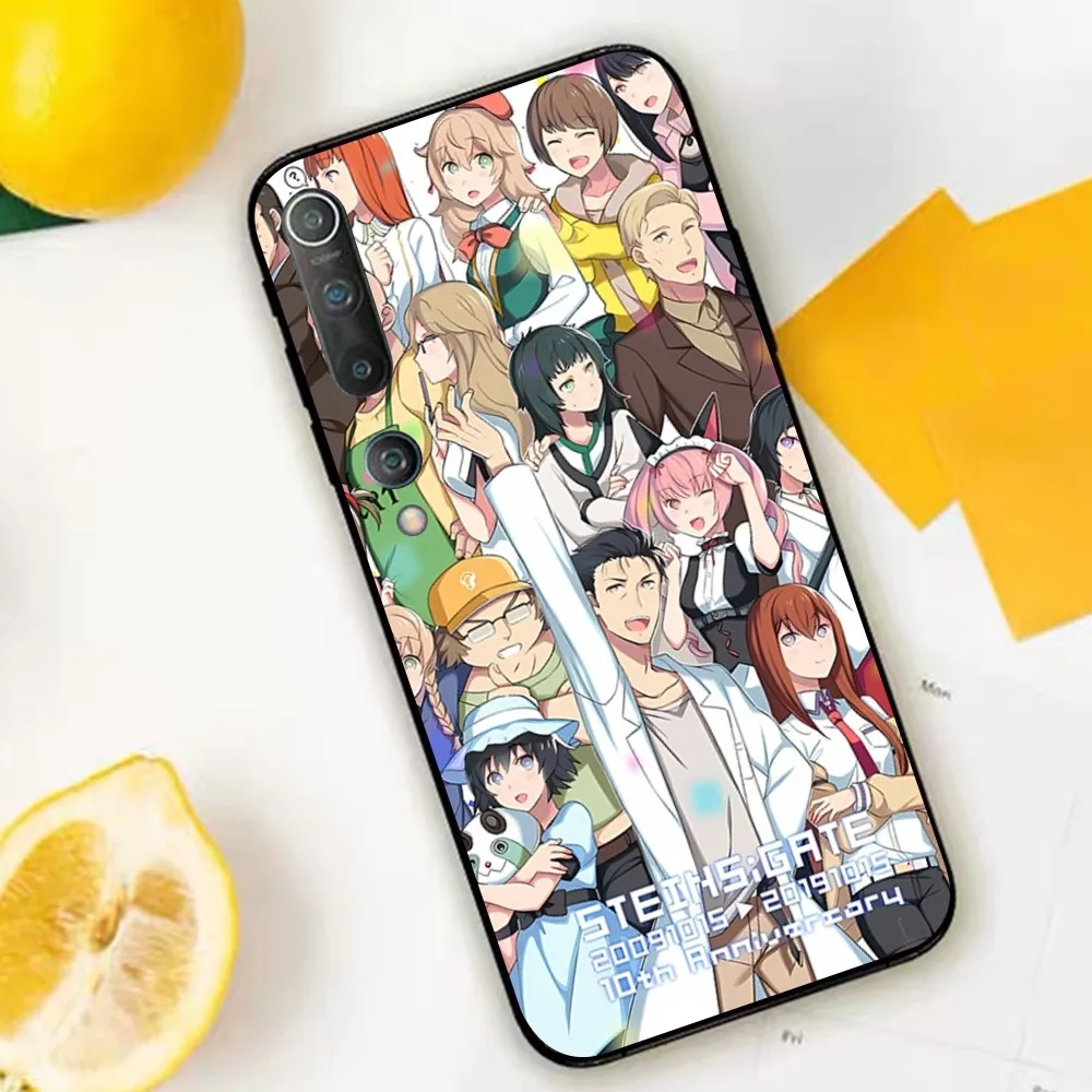 Anime Steins Gate Phone Case For Xiaomi Mi 5X 8 9 10 11 12 Lite Pro 10T PocoX3pro PocoM3 Note 10 Pro Lite