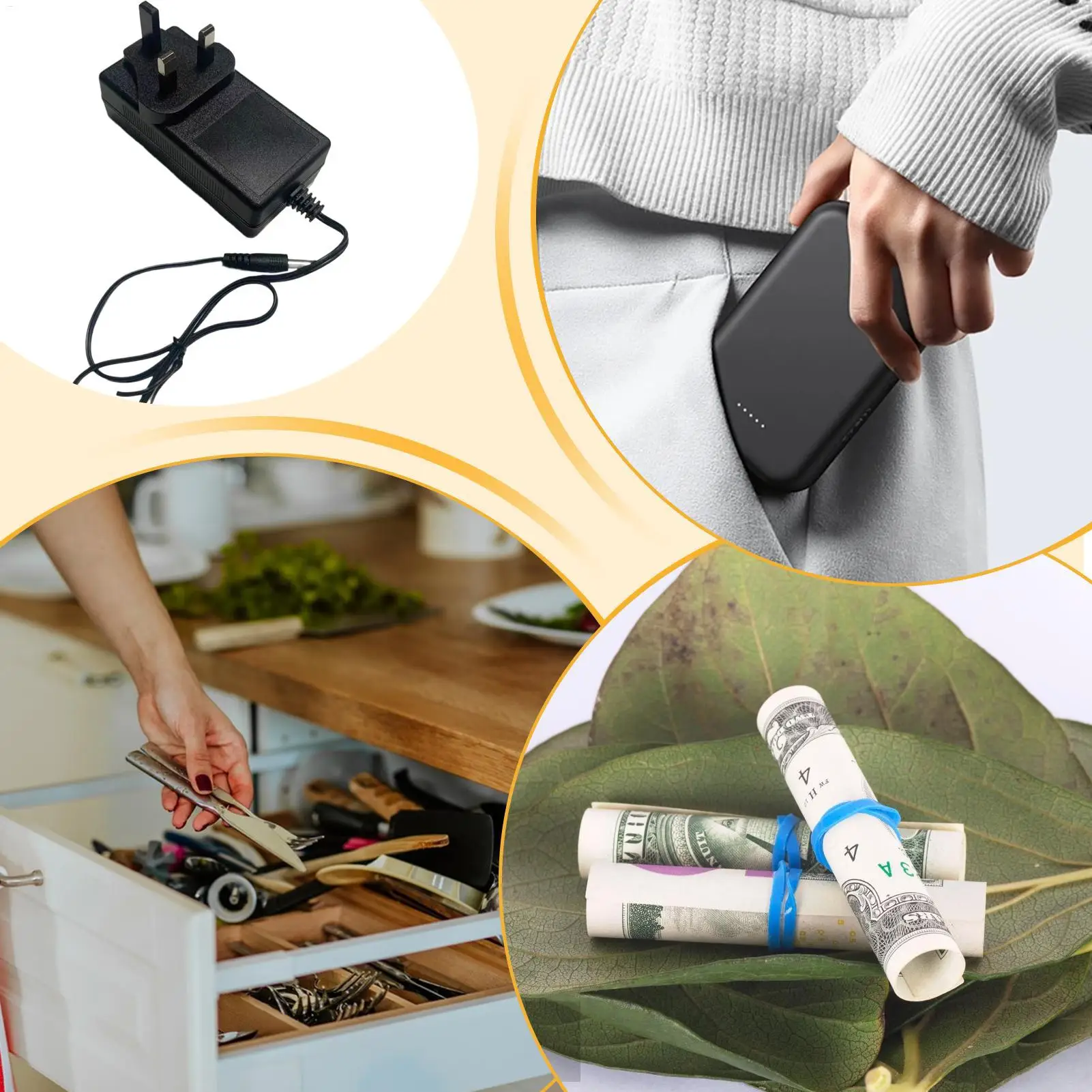 Hide Money Secret Container Fake Changer Plug Design Portable Storage Hiding Security Stash For Dorm Car College Keys Money