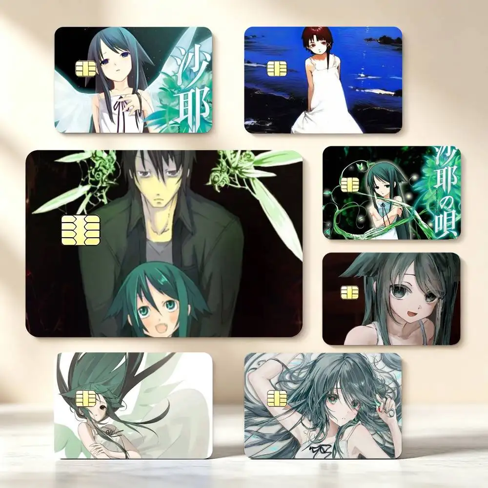 Game Saya no Uta The S-Song of Saya High‑Def Game Chip Decals Credit Card Tiny Waterproof Vinyl Decor Practical Present