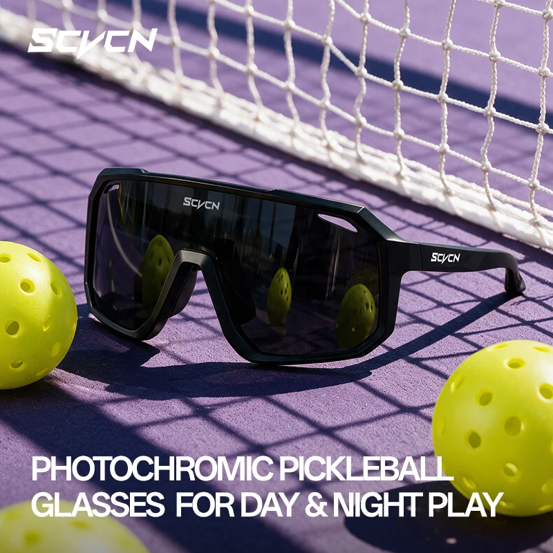 SCVCN Hot UV400 Hiking Sunglasses Fashion Men Women Windproof Running Glasses Pickleball Sports Goggles Outdoor Cycling Eyewear